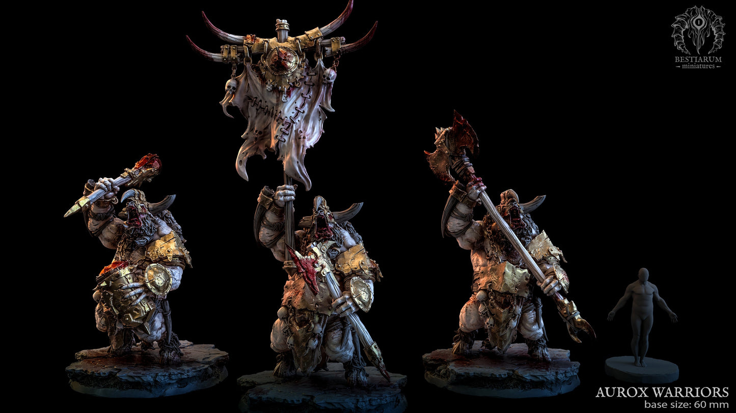 Minotaur Warrior Command Group