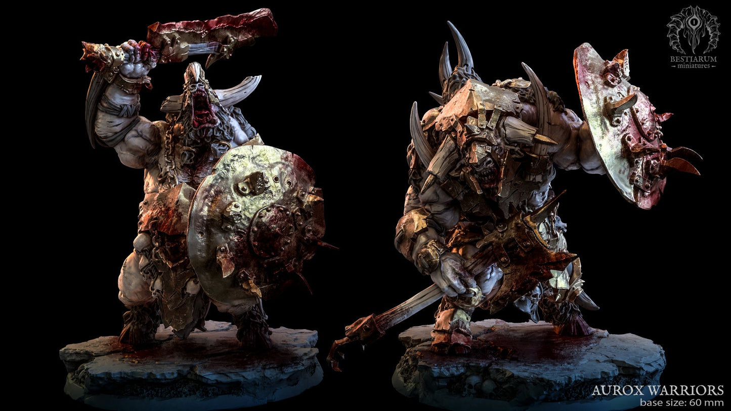 Aurox Warriors with Sheilds