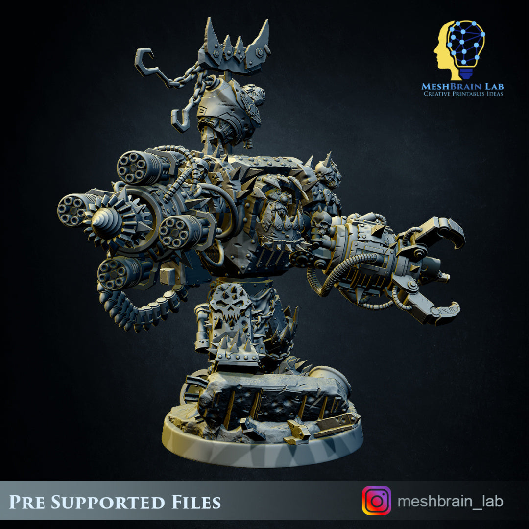 Ork Warlord Gutkan Bonesmasha