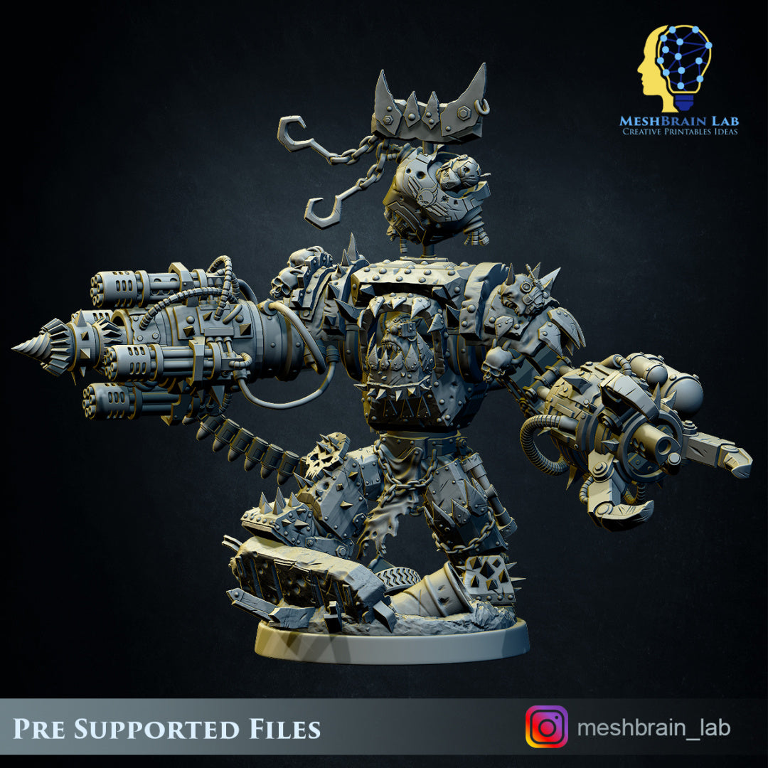 Ork Warlord Gutkan Bonesmasha