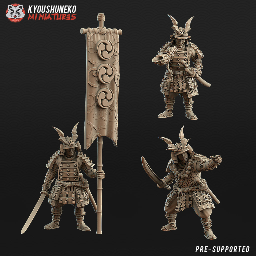 Samuri Daimyo and Command Group