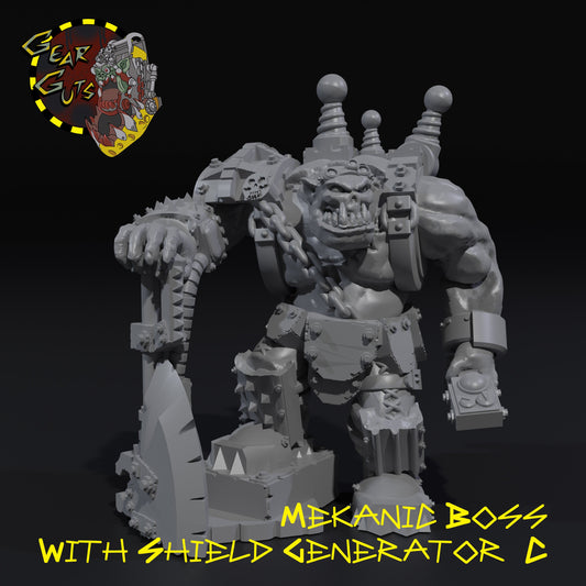 Mekanic Boss with Shield Generator C