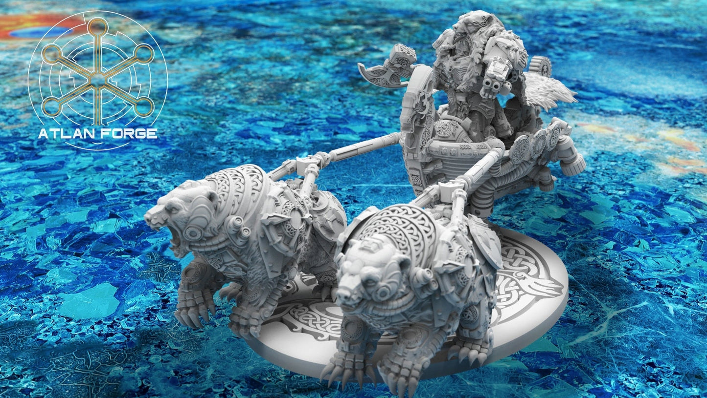 Endre Isklaw on the Bear Chariot