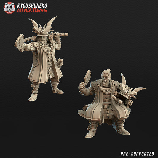 Samuri Daimyo and Command Group