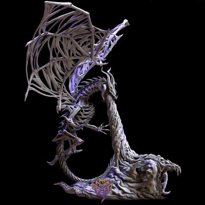 Dracolich (hovering breathing "fire")